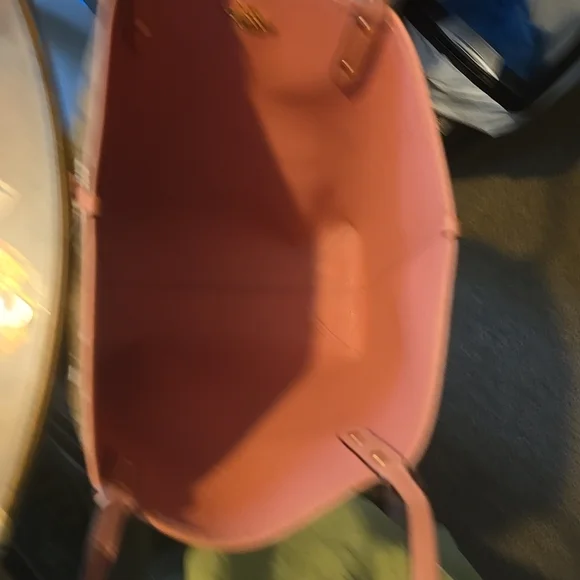 Coach Floral Print Tote Bag - Brown and Pink - Picture 3 of 6